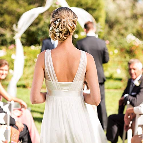 Lote de 40 Horquillas para el pelo, Pinzas para el Cabello en Forma de U Accesorios de Fiesta de Bodas Nupcial