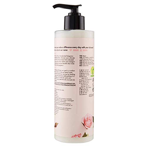 Love Beauty and Planet - Loción corporal manteca de muru muru y rosa Delicious Glow - 400 ml