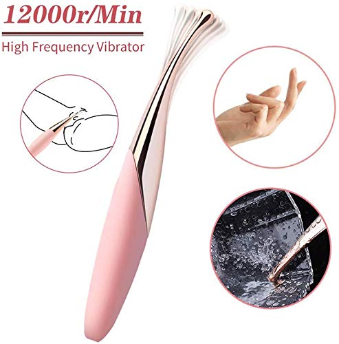 Love Charm Masajeador Mujer,Vîbrạdọr Parejas, Juegos Eṛọtîcọs Silicona Masajeador Sẹxuạl Vibradọrẹs Con control remoto - Vibración de 12 Modos Con Eṣtîmụlạdor de Punto Ġ/Clítọrîs,Juguétés Séxuạlés