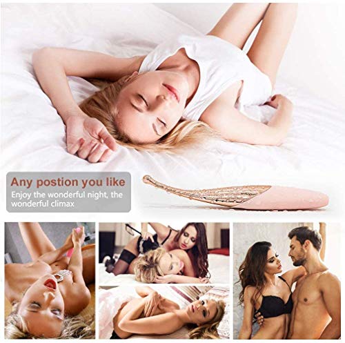 Love Charm Masajeador Mujer,Vîbrạdọr Parejas, Juegos Eṛọtîcọs Silicona Masajeador Sẹxuạl Vibradọrẹs Con control remoto - Vibración de 12 Modos Con Eṣtîmụlạdor de Punto Ġ/Clítọrîs,Juguétés Séxuạlés