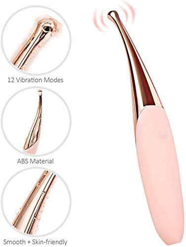 Love Charm Masajeador Mujer,Vîbrạdọr Parejas, Juegos Eṛọtîcọs Silicona Masajeador Sẹxuạl Vibradọrẹs Con control remoto - Vibración de 12 Modos Con Eṣtîmụlạdor de Punto Ġ/Clítọrîs,Juguétés Séxuạlés