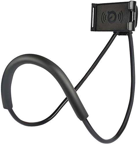 Love Planet - Soporte para teléfono móvil inteligente, rotación de 360 grados para colgar en el cuello, soporte para teléfono móvil, soporte flexible y perezoso para múltiples funciones