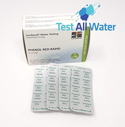 Lovibond Phenol Red Rapid Dissolve 250 Tablets