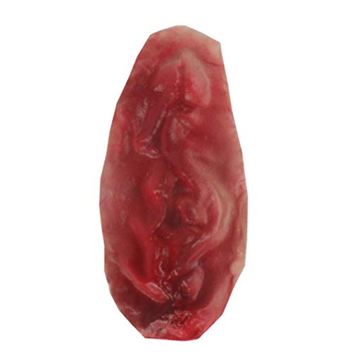 LQH Halloween de Miedo Falso Zombi Cicatriz Tatuajes Cicatrices Feroz Maquillaje Sangriento Horror Decoración de látex Herida Lesión Etiqueta engomada del Partido Puntales (Size : D)