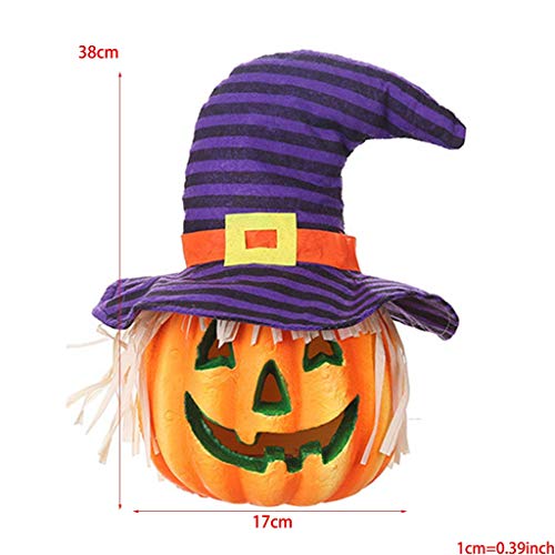 LQH Hueco de Halloween Calabaza Que Brilla intensamente la luz Ambiente de Bar Decoración Puntales, for Gran de Halloween de decoración