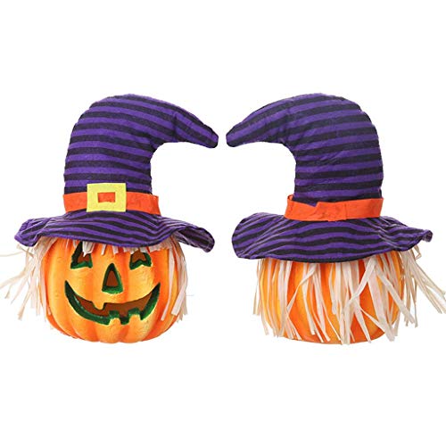 LQH Hueco de Halloween Calabaza Que Brilla intensamente la luz Ambiente de Bar Decoración Puntales, for Gran de Halloween de decoración