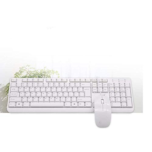 LQH Teclado inalámbrico, Teclado inalámbrico y ratón, Teclado inalámbrico de Juegos, Teclado inalámbrico Combo de ratón, Diseño Delgado, Ligero y Ultra Thin Teclado inalámbrico