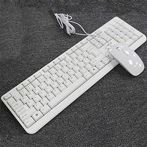 LQH Teclado inalámbrico, Teclado inalámbrico y ratón, Teclado inalámbrico de Juegos, Teclado inalámbrico Combo de ratón, Diseño Delgado, Ligero y Ultra Thin Teclado inalámbrico