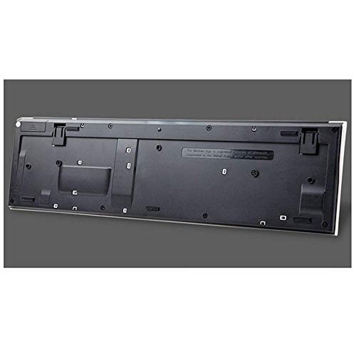 LQH Teclado Teclado inalámbrico y ratón inalámbricos Wireless Gaming Keyboard Wireless Keyboard Combo de ratón Delgado diseño Ligero y Delgado Teclado inalámbrico Ultra (Color : Black)