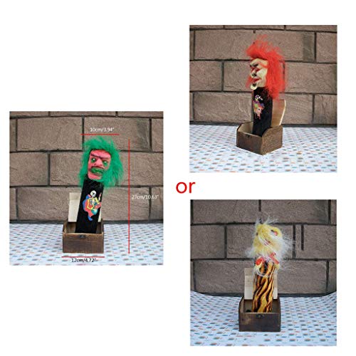LQH Tricky Madera Regalo de los Juguetes de los niños de Halloween de la Novedad hilarante Scary Caja araña Broma