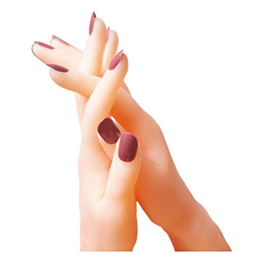LSHUNYDE 1 Par de Maniquí de Mano de Silicona para Mujer, Modelo de Exhibición de Pulsera de Anillo de Reloj Falso