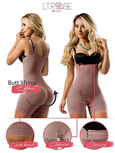 LT.ROSE 21111 Fajas Colombianas Postparto Cesarea Reductora y Moldeadora Adelgazante de Abdomen para Mujer
