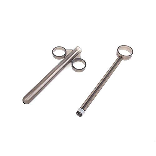 Lubricante aplicador Shooter con Anillo de Tiro para Hombres y Mujeres jeringa casera 2PCS