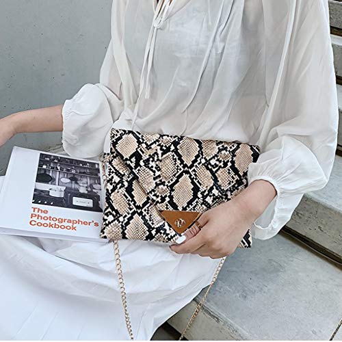 Luccase Mujeres Paquete de Cadena, 2019 Nuevo Salvaje Serpiente Bolso de la Muchacha Bandolera, para Cena Fiesta Compras Viajes Boda