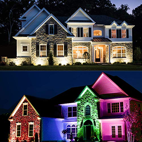 Luces Solares Exterior, Ultra Potente Lámparas Solares Impermeable IP65, 6 Modos Focos LED Exterior, Luz de Seguridad Solar Ajustable Ajustable Auto On/Off para Césped, Valla, Pared, Pasillo