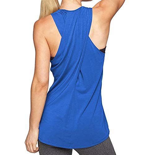 Luckycat Ropa Camiseta sin Mangas Tank Tops para Mujeres, Verano Sexy Deporte Casual Yoga Chaleco Blusa Tops Blusas Crop Tops Vest T Shirt Mujeres