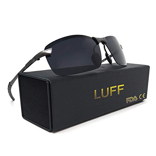 LUFF Classic HD polarizado Gafas de sol para hombre y mujer UV400 Protección anti-Blu-ray Conducción Viaje al aire libre