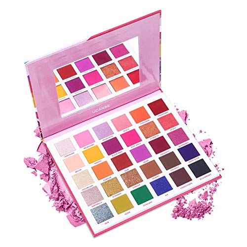 luminiu Professional Makeup Paleta de Sombra de Ojos,Shadow Palette Paleta Maquillaje Altamente Pigmentados Brillantes y Mate Palette Paleta de Maquillaje Cosmética con Color Cálido y Frío