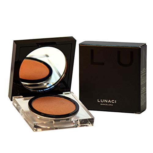 Lunaci Barcelona Colorete,Textura Aterciopelada Acabado Mate,Ligero, natural, hipoalergénico, Bronce (05)