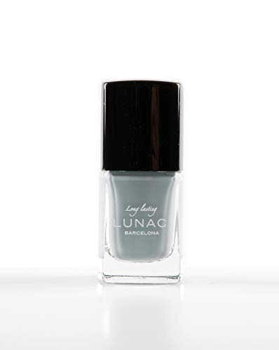 LUNACI Barcelona Laca de Uñas, Esmaltes de Uñas Resplandecer Secado Ultra Rápido, Larga Duración, Sin Tolueno, Color: Gris medio, 13ml - (Tono: 25 / Medium Grey)