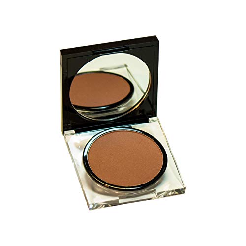 Lunaci Barcelona Polvo Compacto,Textura Sedosa, Doble Mate,Sin aceites, suave, hipoalergénico, Cuatro colores (Bronce)