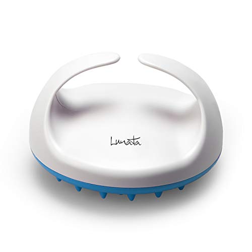 Lunata (Upgrade 2019) Cepillo de Masaje anticelulítico, Rodillo de masaje contra la Piel de Naranja, dispositivo de masaje contra la Celulitis, Azul