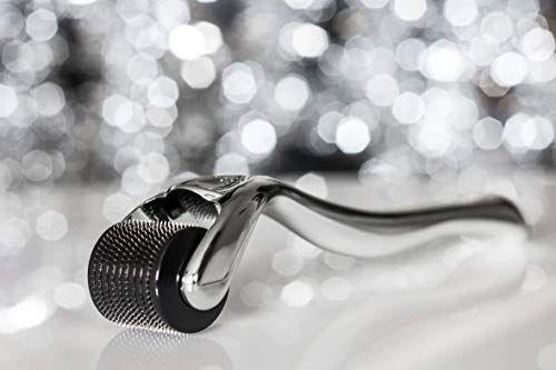 Lunata (Upgrade 2019) Dermaroller 0,5mm (540 agujas de acero inoxidable), Derma Roller, Dispositivo Médico Clase I, con Marcado CE