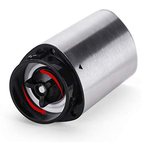 Luoshan Máquina portátil de café, Herramienta Multifuncional Triángulo Mano Máquina de café de Acero Inoxidable Mano del hogar de la Cocina Molino de café, Adecuado for Viajes de Negocios/Home Cocina