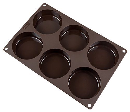 Lurch "FlexiForm Hamburguesa Bun, 28,5 x 19 cm, 6 Unidades, Color marrón