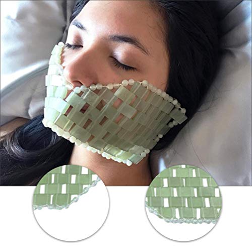 Lurrose Ojo Portátil Cubierta para Dormir Cubierta de Ojo de Jade Natural para Dormir Ceguera para Viajar Dormir Yoga Dolor de Cabeza
