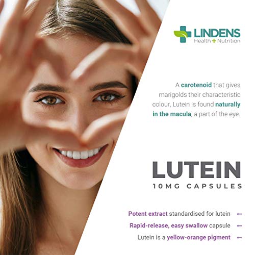 Luteína 10mg (Caléndula Extracto) cápsulas - 100 CAPS