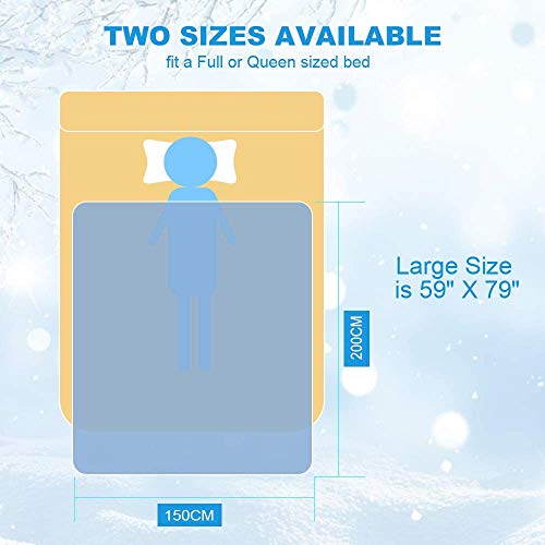 Luxear Manta Fria para Sofás de Verano, Manta Extra Suave con Japón Última Tecnología de Refrigeración Automática Manta Gris Reversible Transpirable para Cama Unisex Bebe Gato Perro, 150x200 cm