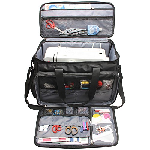 Luxja Bolsa para Máquina de Coser Organizador de Accesorios de Tejer(No Incluido Accesorios)