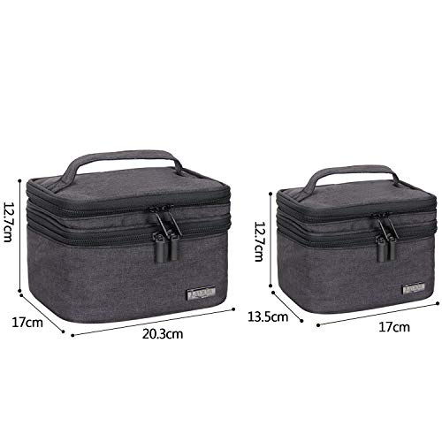 Luxja Caja para Aceite Esencial Organizador para Aceite Perfumado y Accesorios(30 Botellas) Sin Accesorios