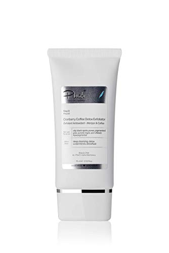Luxury BIO Cosmetics - Crema facial exfoliante - limpieza intensiva, desintoxicación - tipos de piel: grasa, manchas negras, poros dilatados, hiperpigmentación (75 ml)