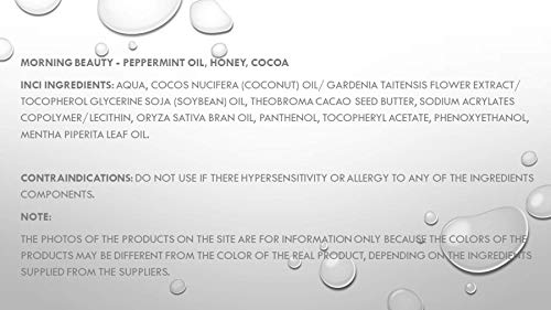 Luxury BIO Cosmetics - Morning Beauty - crema para la cara - menta, miel, extracto de cacao - hidrata, enriquece la piel - tipos de piel: seca, deshidratada, arrugada (50 ml)