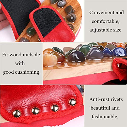 LWZ Zapatillas de Masaje de pies, Masaje de pies, Zapatos de Masaje de Salud de Fascitis Plantar, Remedios Naturales para aliviar el Dolor y la Fatiga de Las piernas