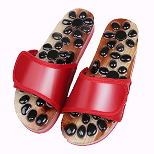 LWZ Zapatillas de Masaje de pies, Masaje de pies, Zapatos de Masaje de Salud de Fascitis Plantar, Remedios Naturales para aliviar el Dolor y la Fatiga de Las piernas