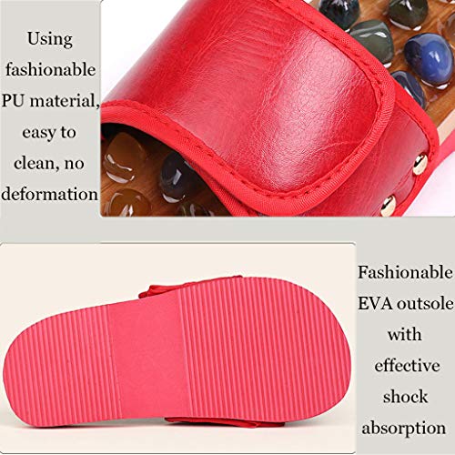 LWZ Zapatillas de Masaje de pies, Masaje de pies, Zapatos de Masaje de Salud de Fascitis Plantar, Remedios Naturales para aliviar el Dolor y la Fatiga de Las piernas