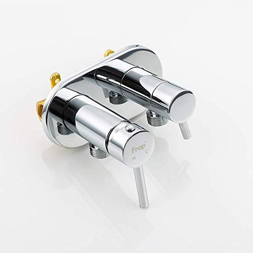 Lxyfc Juego for bidé portátil, el Bronce Pared bidé Caliente y Agua fría, bidé, Ducha Manguera de Cinta de 39 Pulgadas, for pañales for bebés y pañales, o Mascotas TB