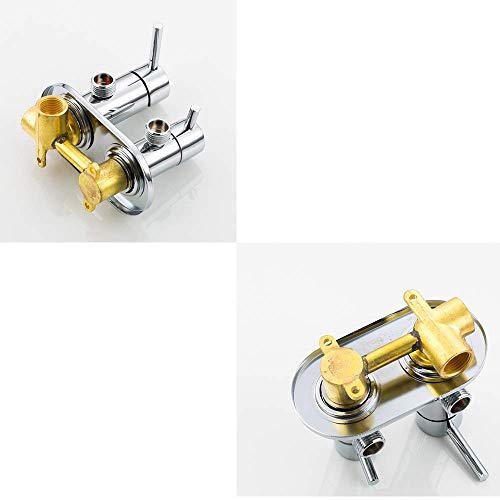 Lxyfc Juego for bidé portátil, el Bronce Pared bidé Caliente y Agua fría, bidé, Ducha Manguera de Cinta de 39 Pulgadas, for pañales for bebés y pañales, o Mascotas TB