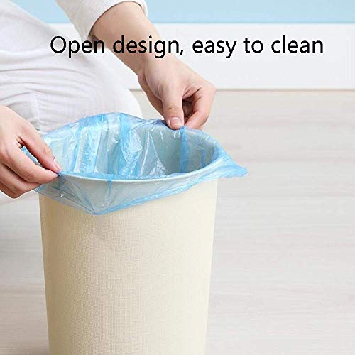 LXZSP Contenedores de Cocina Bote de Basura, Bote de Basura de plástico, Bote de Basura de plástico sin Tapa, Bote de Basura Redondo para Sala de Estar, Dormitorio, baño, Oficina