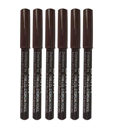 MA87 Lápiz de cejas de doble cabeza, resistente al agua, fácil de colorear, maquillaje cosmético (6)