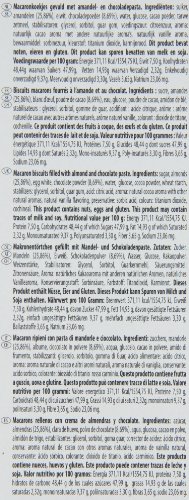 Macarons de Pauline chocolate 72g, paquete de 3, (3x72g)