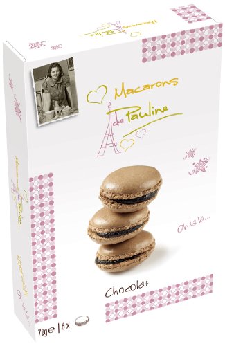 Macarons de Pauline chocolate 72g, paquete de 3, (3x72g)