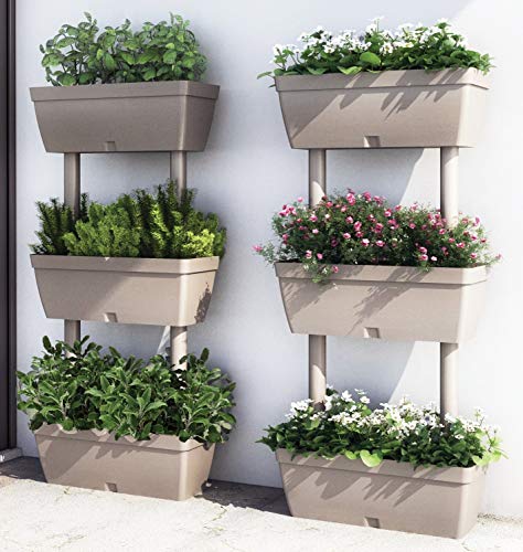 Macetas lolego, Kit de 3 + 4 piezas