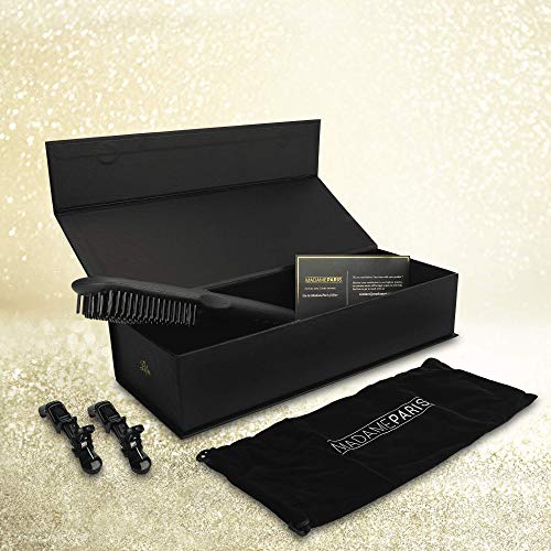 MadameParis - Cepillo Alisador Iónico Edición LILA - Cepillo Profesional Térmico Cerámico- Calentamiento Súper Rápido - Efectividad de Peluquería Profesional