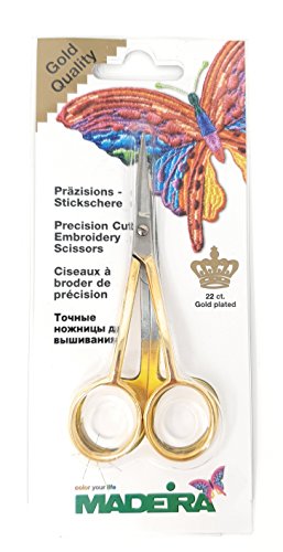 Madeira 9478 - Tijeras de Costura (Punta Curva y Fina para más precisión)