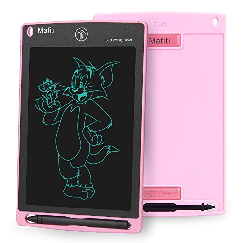 Mafiti 8,5 Pulgadas Tableta Gráfica, Tablets de Escritura LCD, Portátil Tableta de Dibujo Adecuada para el hogar, Escuela, Oficina (Pink)