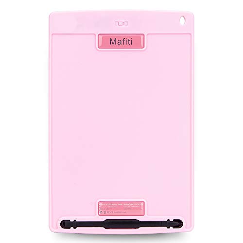 Mafiti 8,5 Pulgadas Tableta Gráfica, Tablets de Escritura LCD, Portátil Tableta de Dibujo Adecuada para el hogar, Escuela, Oficina (Pink)
